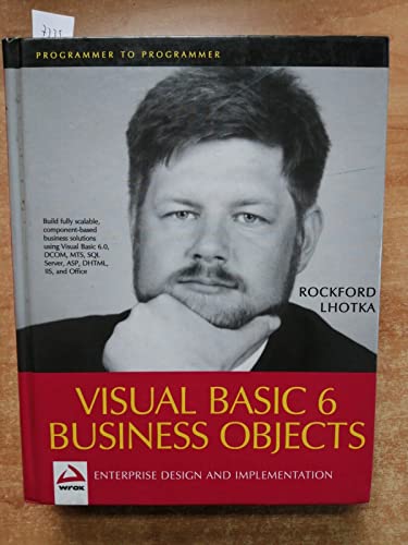 Visual Basic 6.0 Business Objects (9781861001078) by Lhotka, Rockford