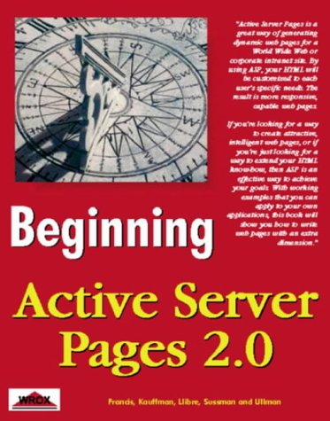 9781861001344: BEGINNING ACTIVE SERVER PAGES (Beginning S.)