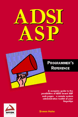 Stock image for Adsi Asp Programmer's Reference for sale by HPB Inc.