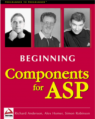 9781861002884: BEGINNING COMPONENTS FOR ASP (Programmer to programmer)