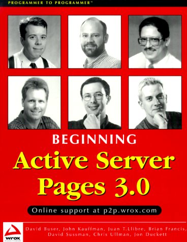 Beispielbild fr Active Server Pages 3.0 zum Verkauf von Better World Books: West