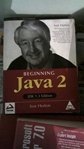 Beginning Java 2 - Jdk 1.3 Edition (Programmer to Programmer) (9781861003669) by Horton, Ivor