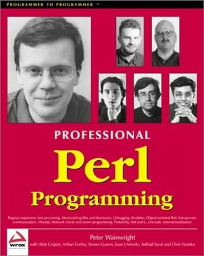 9781861004499: Professional Perl Programming