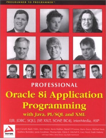 Imagen de archivo de Professional Oracle 8i Application Programming with Java, PL/SQL and XML a la venta por HPB-Red