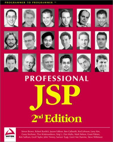 Imagen de archivo de Professional JSP 2nd Edition a la venta por HPB-Red