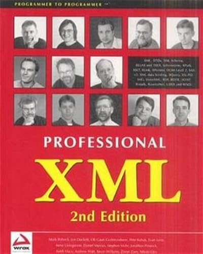 Beispielbild fr Professional XML, 2nd Edition (Programmer to Programmer) zum Verkauf von Wonder Book