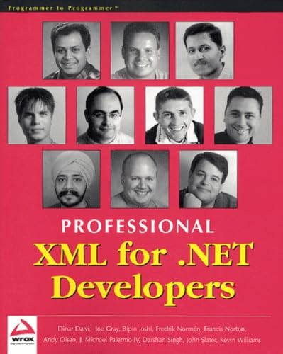 Imagen de archivo de Professional XML for .NET Developers a la venta por HPB Inc.