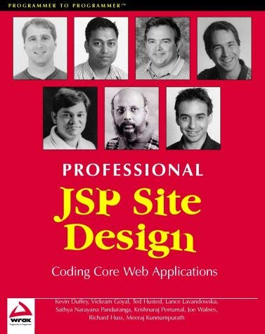 Imagen de archivo de Professional JSP Site Design a la venta por More Than Words