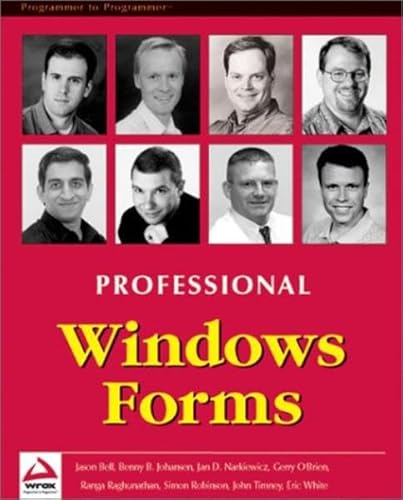 9781861005540: Professional Windows Forms