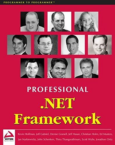 Beispielbild fr Professional .NET Framework zum Verkauf von HPB-Red