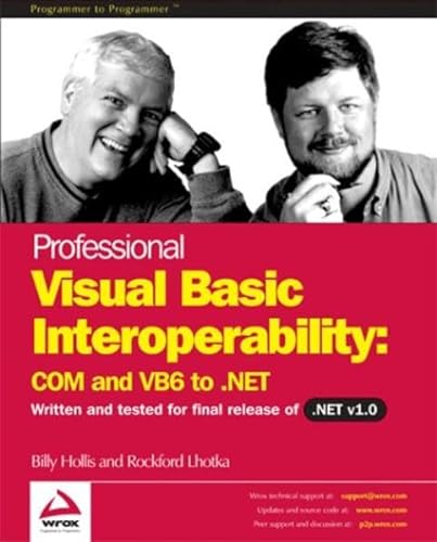 Professional Visual Basic Interoperability - COM and VB6 to .NET (9781861005656) by Billy Hollis; Rockford Lhotka