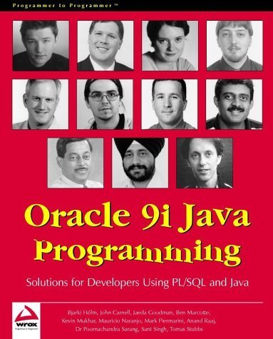Imagen de archivo de Oracle 9i Java Programming: Solutions for Developers Using PL/SQL and Java a la venta por HPB-Red