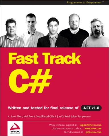 Beispielbild fr Fast Track C# zum Verkauf von Wonder Book