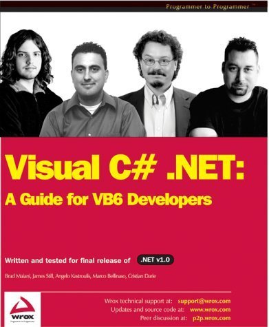 Beispielbild fr Visual C# .NET: A Guide for VB6 Developers zum Verkauf von Wonder Book