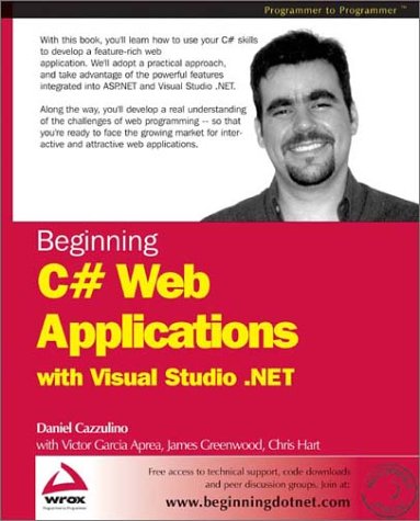 9781861007322: Beginning C# Web Applications with Visual Studio .NET