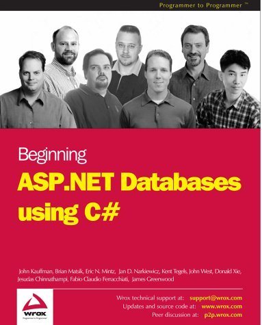 Imagen de archivo de Beginning ASP.Net Databases Using C# a la venta por ThriftBooks-Atlanta