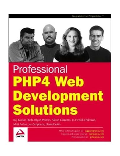 Beispielbild fr Professional PHP4 Web Development Solutions zum Verkauf von Wonder Book