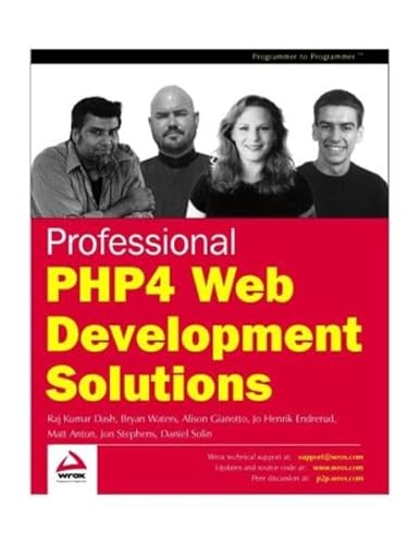 Imagen de archivo de Professional PHP4 Web Development Solutions a la venta por Wonder Book