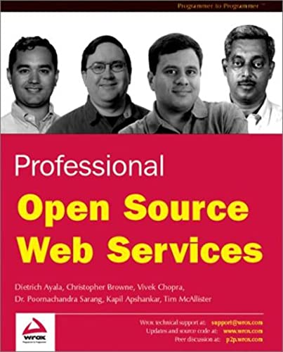 Imagen de archivo de Professional Open Source Web Services a la venta por HPB-Diamond