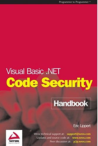 Stock image for Visual Basic .NET Code Security Handbook for sale by Open Books