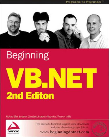Imagen de archivo de Beginning VB.NET, Second Edition a la venta por The Book Spot