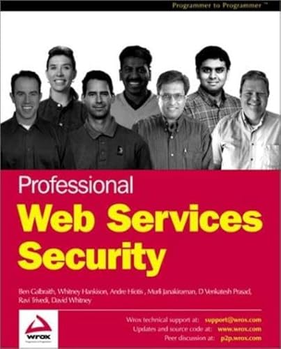 Stock image for Professional Web Services Security for sale by Hawking Books