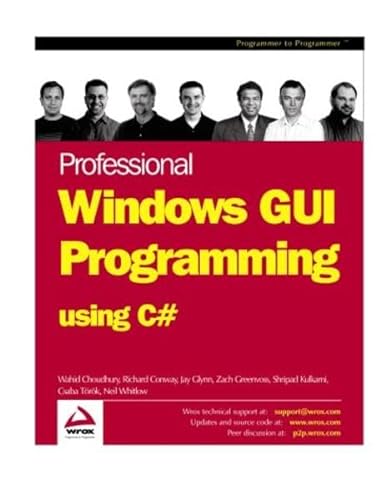 Beispielbild fr Professional Windows GUI Programming Using C# zum Verkauf von ThriftBooks-Dallas