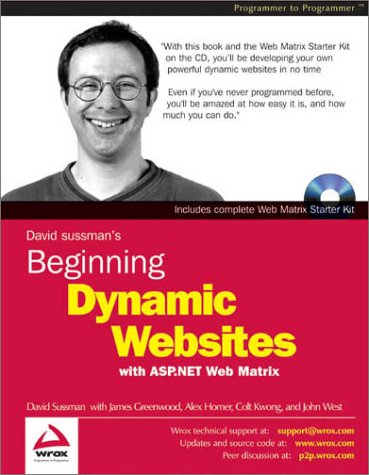 Stock image for Beginning Dynamic Websites with ASP.NET Web Matrix for sale by Ebooksweb