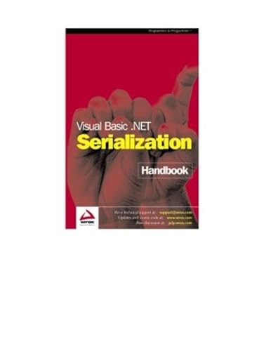 Visual Basic .Net Serialization Handbook (9781861008008) by Andy Olsen; Matjaz Juric; Adil Rehan; Eric Lippert