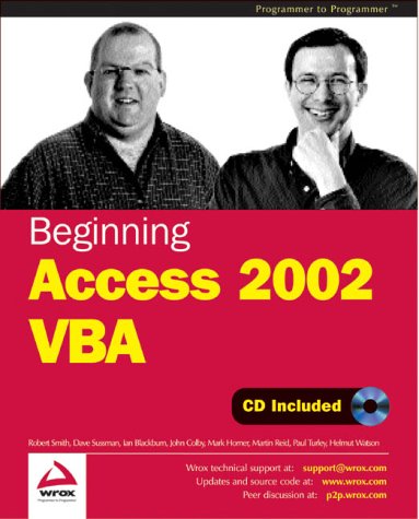 Beispielbild fr Beginning Access 2002 Vba zum Verkauf von Ebooksweb