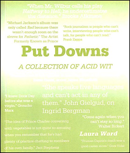 9781861057556: BOOK OF PUT DOWNS