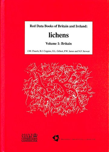 9781861074126: Red Data Books of Britain and Ireland: Lichens: Volume 1: Britain