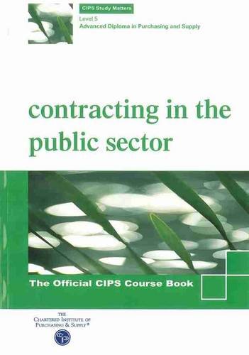 Imagen de archivo de Contracting in the Public Sector a la venta por Reuseabook