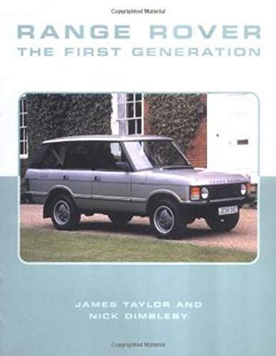 Beispielbild fr Range Rover: The First Generation (Crowood AutoClassic S.) zum Verkauf von AwesomeBooks