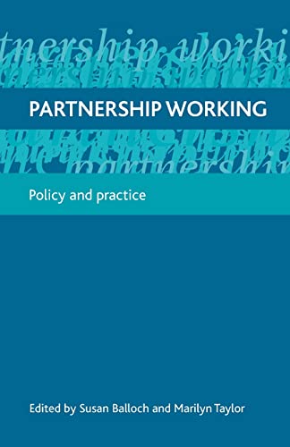 9781861342201: Partnership Working: Policy and Practice