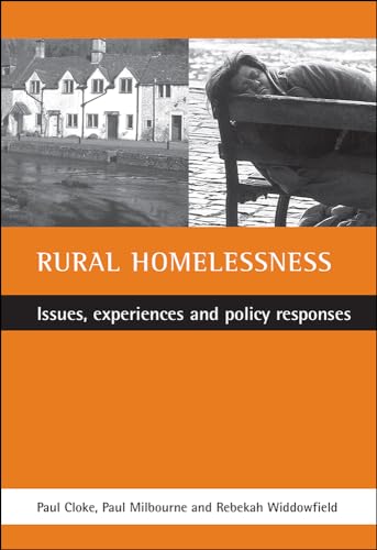 9781861342843: Rural Homelessness: Issues, Experiences and Policy Responses