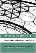Stock image for Social Policy Review. 14 Developments and Debates, 2001-2002 for sale by Blackwell's