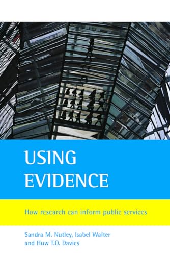 Imagen de archivo de Using Evidence: How research can inform public services a la venta por SecondSale