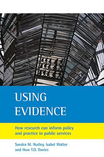 Imagen de archivo de Using Evidence: How research can inform public services a la venta por Wallace Books