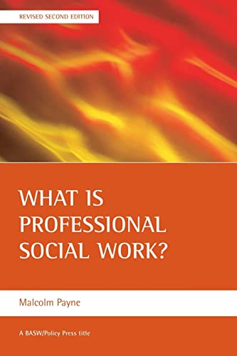 Beispielbild fr What is professional social work? zum Verkauf von Books From California