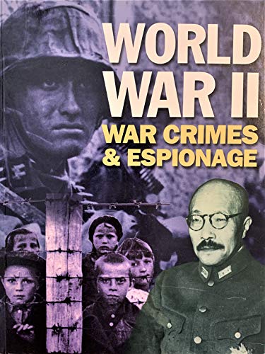 Stock image for War Ii War Crimes Espionage for sale by Better World Books