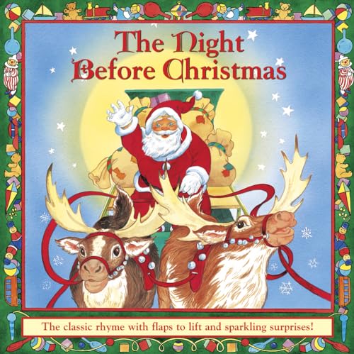 Imagen de archivo de The Night Before Christmas: The Classic Rhyme With Flaps To Lift And Sparkling Surprises! a la venta por SecondSale