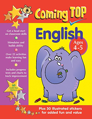 9781861476708: Coming Top English Ages 4-5: Get A Head Start On Classroom Skills - With Stickers!