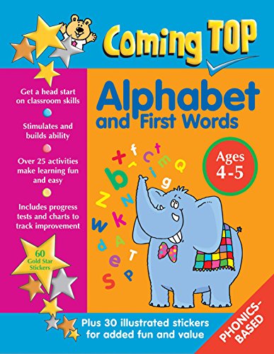 9781861476784: Coming Top: Alphabet and First Words - Ages 4 - 5: Get a Head Start on Classroom Skills