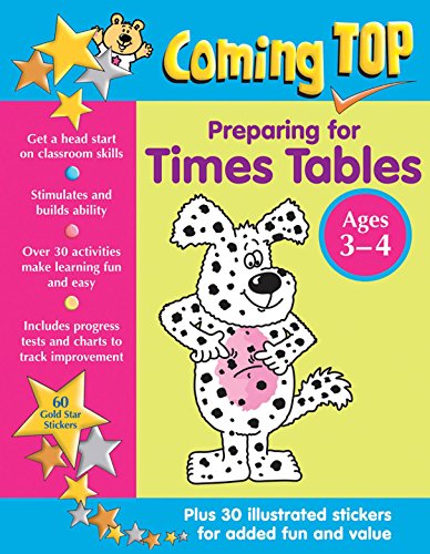 9781861476852: Coming Top: Preparing for Times Tables Ages 3-4: Get A Head Start On Classroom Skills - With Stickers!