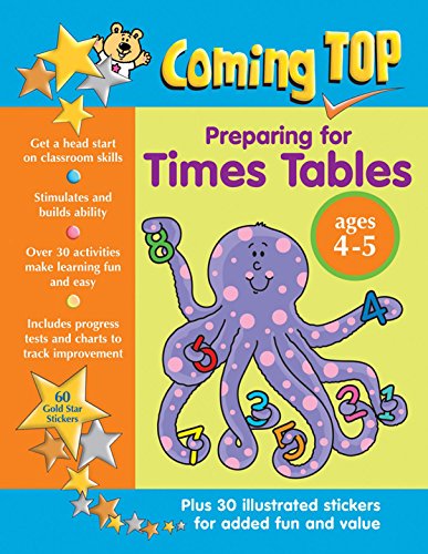 Beispielbild fr Coming Top Preparing for Times Tables Ages 45 Get a Head Start on Classroom Skills With Stickers zum Verkauf von PBShop.store US