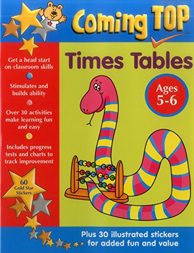 9781861476876: Coming Top: Times Tables Ages 5-6: Get A Head Start On Classroom Skills - With Stickers!