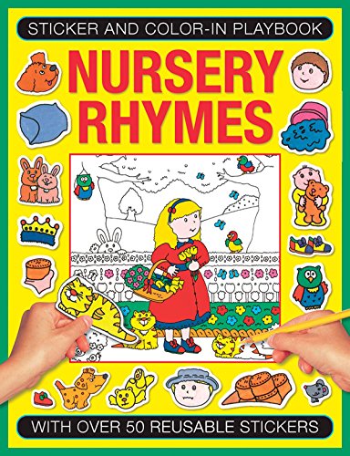 9781861477040: Sticker and Color-in Playbook: Nursery Rhymes: With Over 50 Reusable Stickers