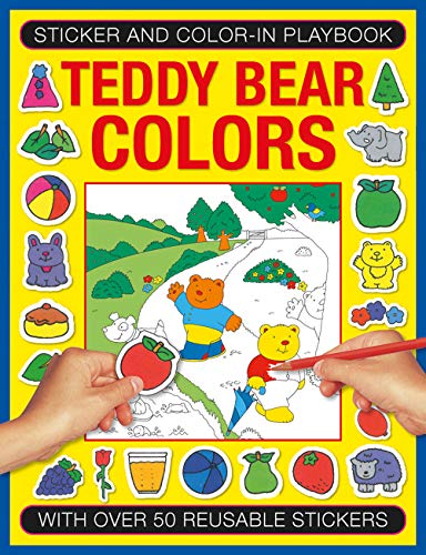 9781861477491: Sticker And Color-In Playbook: Teddy Bear Colors: With Over 50 Reusable Stickers