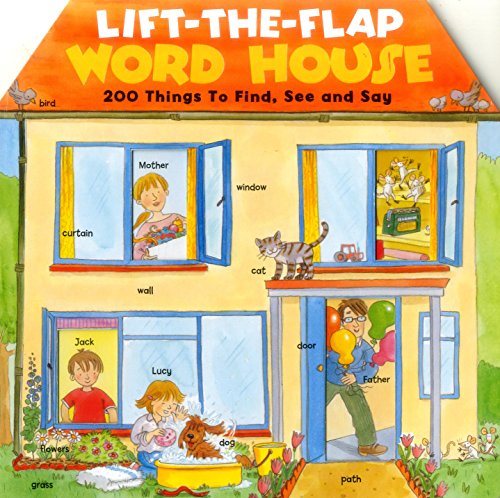 Beispielbild fr Lift-the-Flap Word House: 200 Things to Find, See and Say zum Verkauf von WorldofBooks